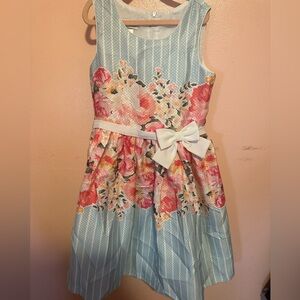 Girls Formal Summer/Spring Floral Dress Size 10